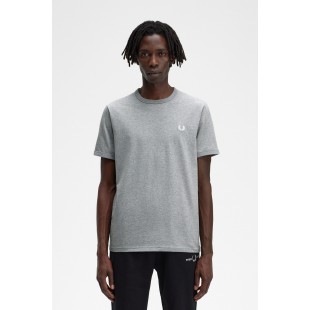 Fred Perry Ringer Shirt|Grey